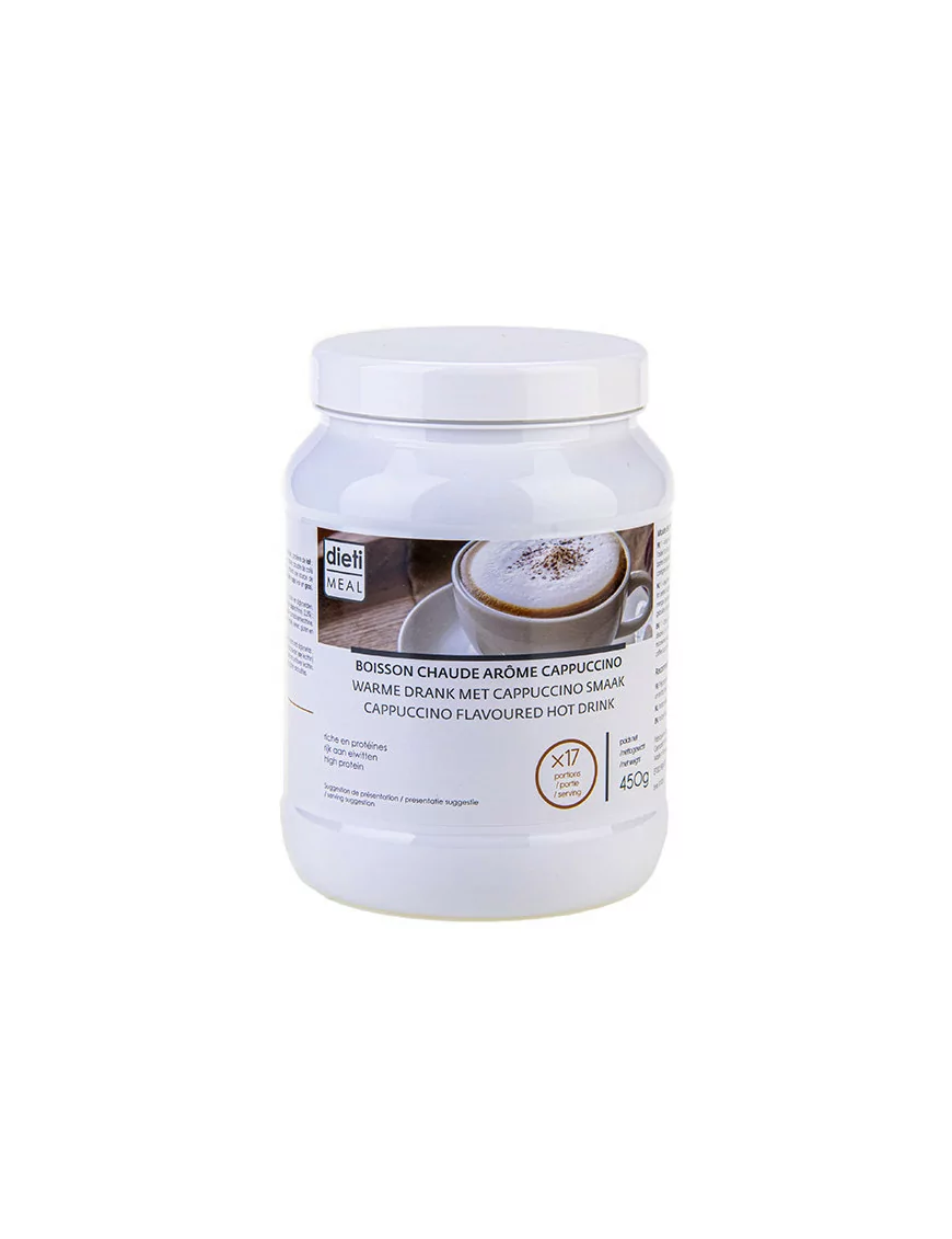 Heißgetränk Cappuccino Proteinpulver 450g