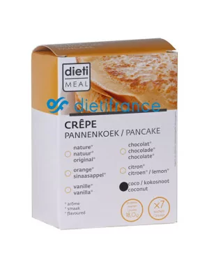 Dietimeal crêpe pancake arôme noix de coco