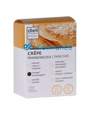 Protein Pfannkuchen mit Orangengeschmack 18 g Eiweiß pro Portion x 7