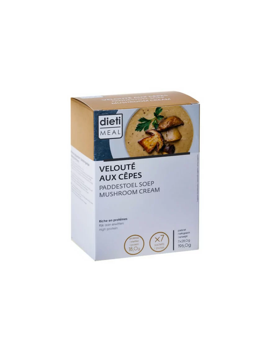 Protein-Suppe mit Pilzgeschmack